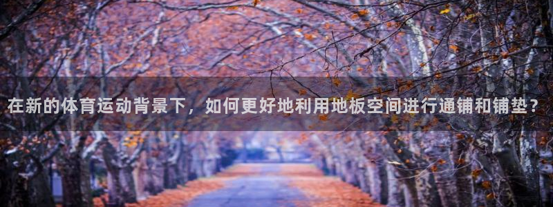 vsport体育：在新的体育运动背景下，如何更好地利用地板空间进行通铺和铺垫？